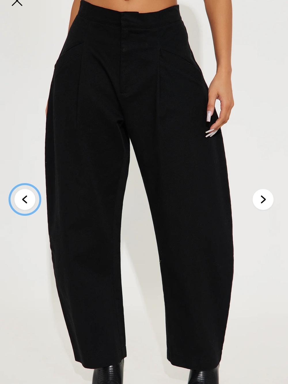 Black Barrel Jeans